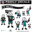 Jacksonville Jaguars Family Decal Set Large